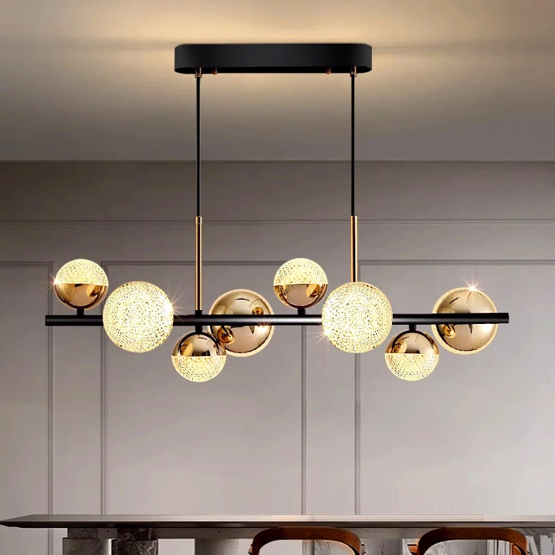 Lune Crown Iron Chandelier – Remote Control – product detail 2