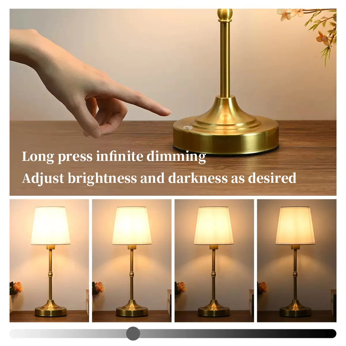 Virelle Veil Rechargeable Fabric Wall Sconce – product view 3