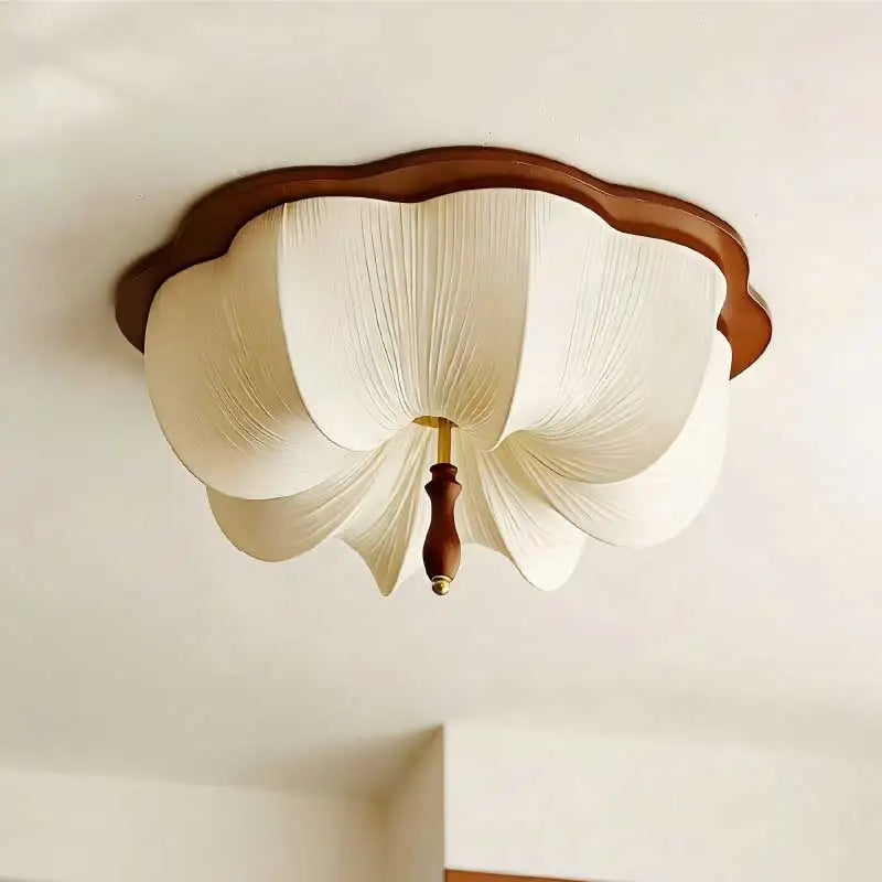 Fabric Chandelier – Wabi-Sabi Japanese for Bedroom & Bedside | Celia Crest by Evenlyr
