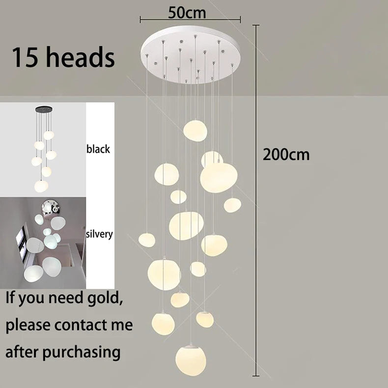 Linea Column Acrylic Chandelier – Remote Control – product detail 14