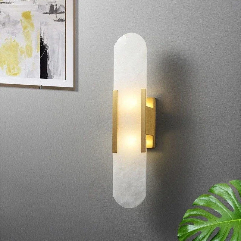 Kaia Ribbon Marble Wall Sconce