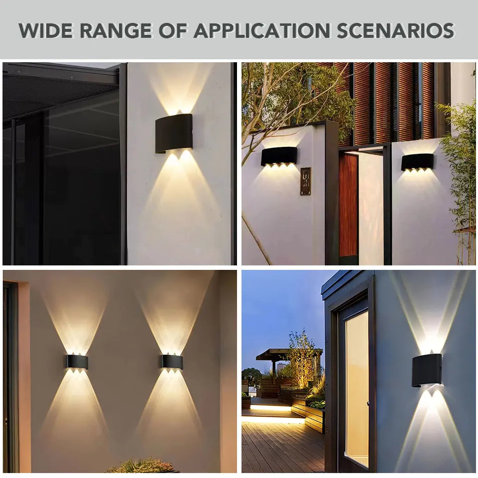 Neroli Aluminum LED Outdoor Wall Light for Garden – IP65 – detail view 6