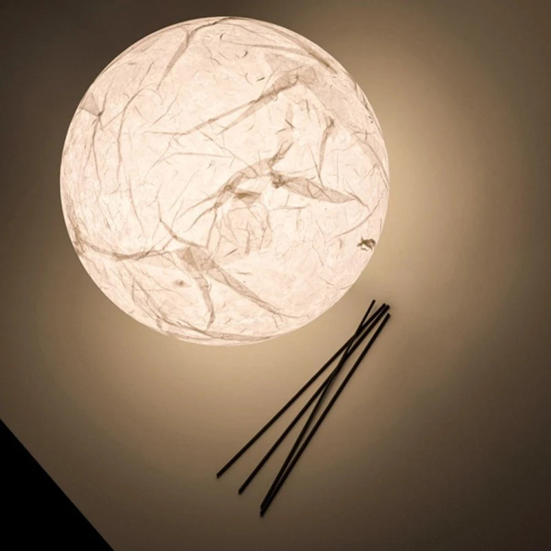 Paper Floor Lamp – Modern Minimalist for Living Room, Bedroom, Reading Corner | Aurelia Cascade by Evenlyr