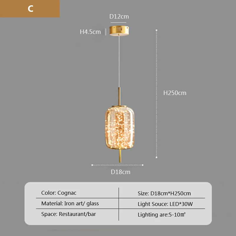 Arco Form Glass Chandelier – Nordic – product detail 11