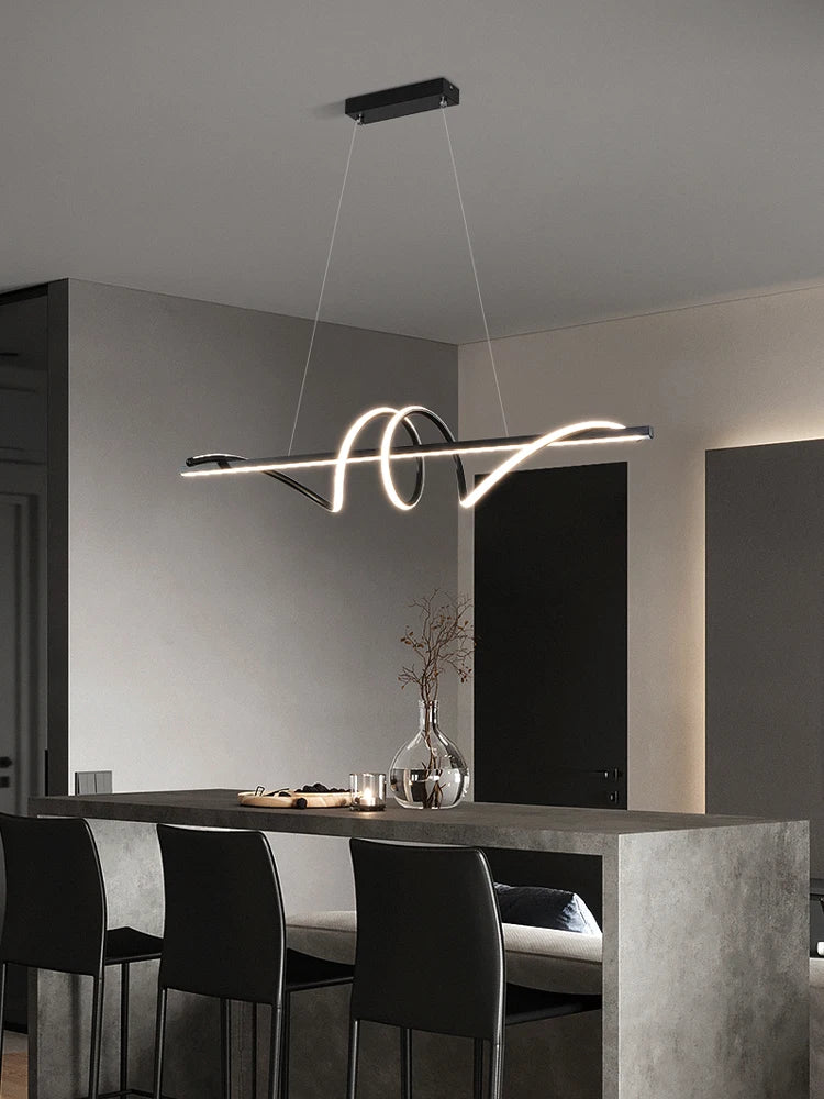Ayla Orbit Aluminum Pendant Light – Dimmable – product detail 4