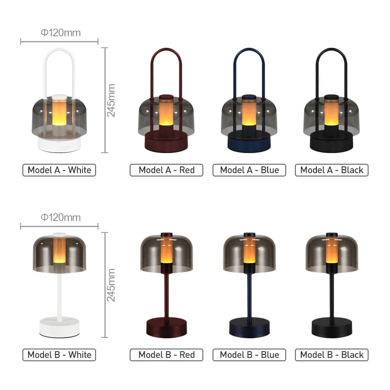 Oriana Arc Rechargeable Aluminum Desk Lamp – product view 5