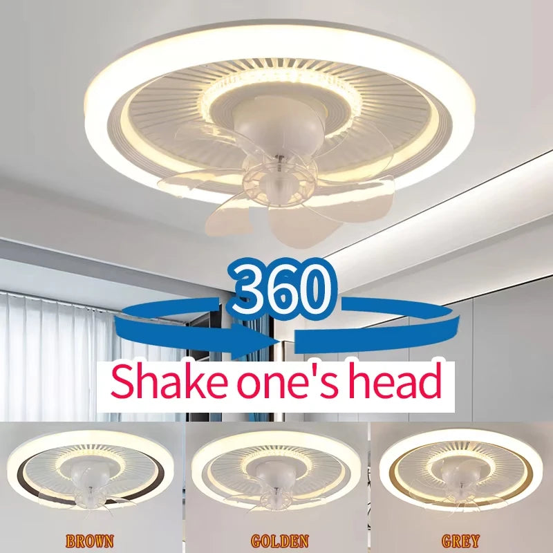 Caspian Enclosed Design Ceiling Fan with Light for Living Room – Remote Control – detail view 11