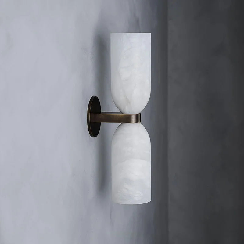 Dorian Contour Sculptural Marble Wall Sconce – product view 3