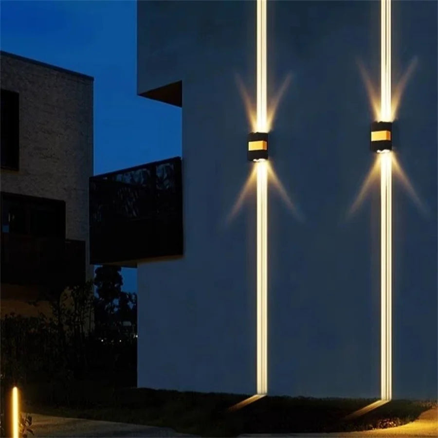 Aurelia 40W Outdoor LED Wall Washer for Porch – Up & Down Beam