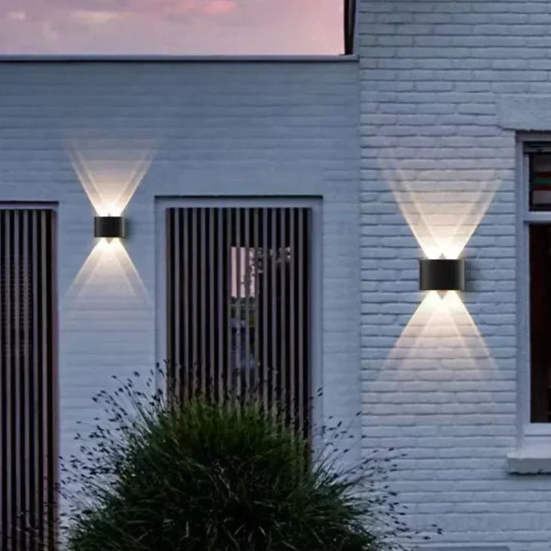 Orlena Up & Down Beam Motion Sensor Outdoor Wall Light for Exterior Wall – detail view 5