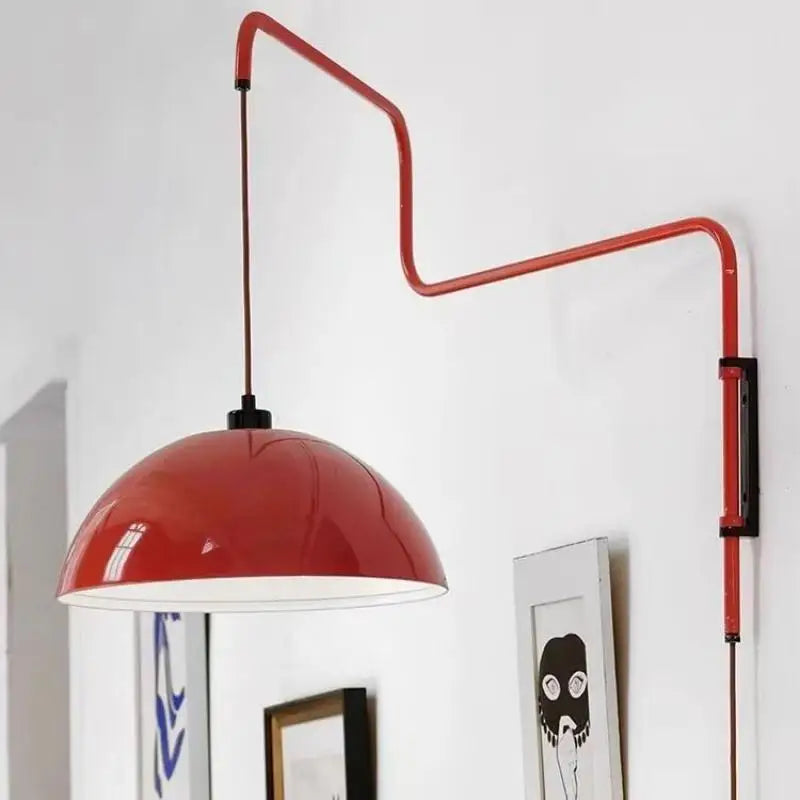 Cyrene Arc Swing-Arm Metal Wall Sconce – product view 4