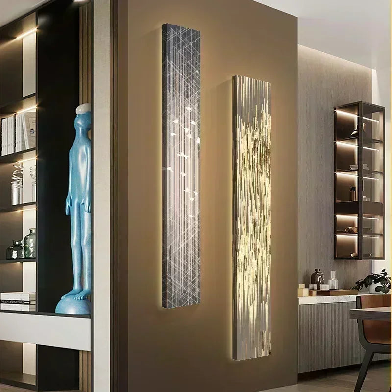 Kensley Aluminum Modern Wall Sconce for Living Room – Luxury – detail view 6