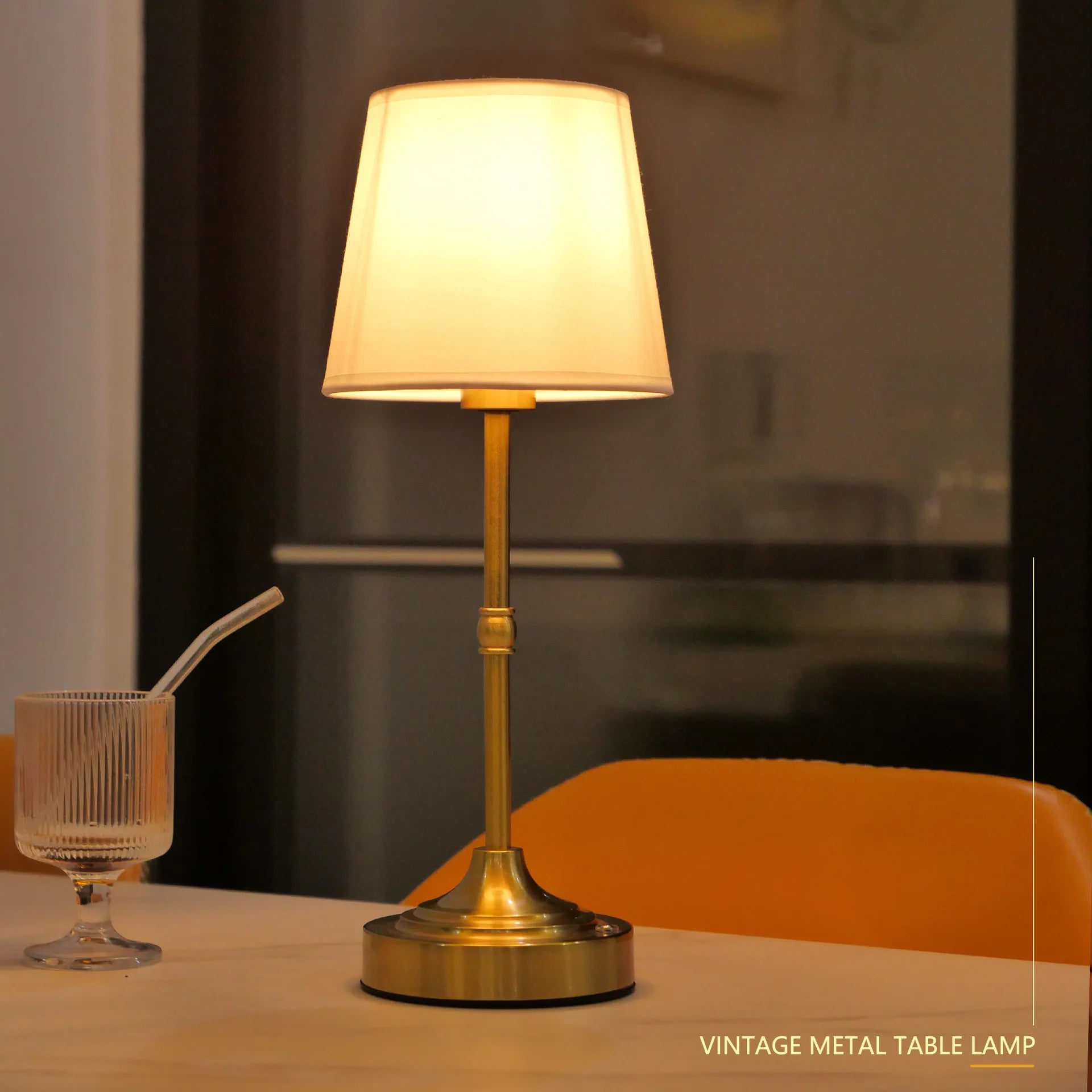 Orlena Contour Rechargeable Fabric Desk Lamp – Modern Fabric Rechargeable Desk Lamps for Bedroom