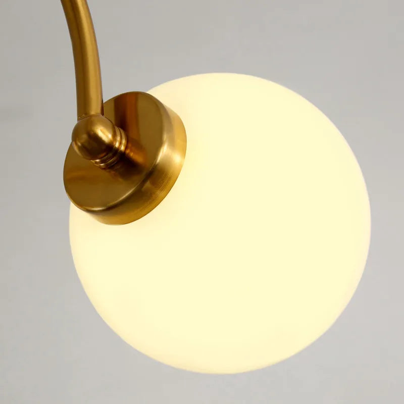 Glass Chandelier – Nordic Modern Multi-Light for Living Room, Dining Room, Foyer | Evanthe Arc by Evenlyr