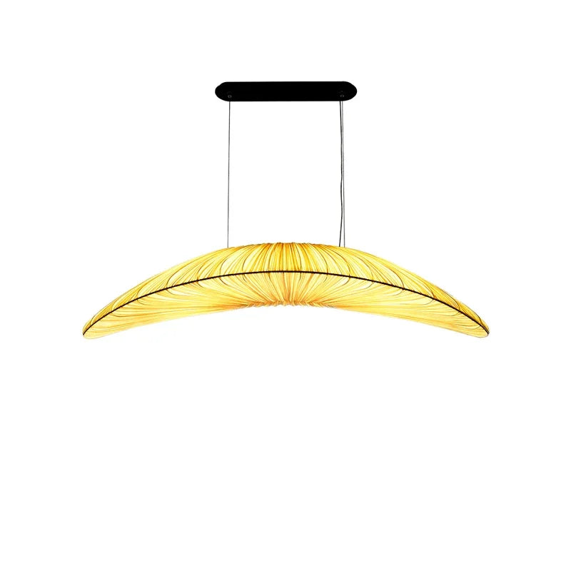 Fabric Chandelier – Nordic Modern for Dining Room, Living Room, Foyer | Delphine Arc by Evenlyr