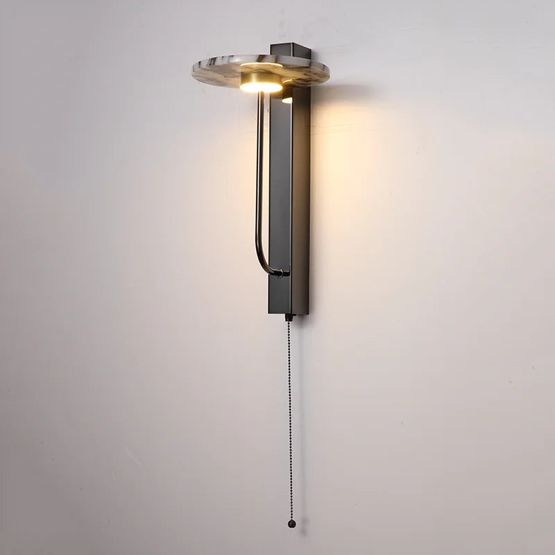 Evania Veil Alabaster Wall Sconce – product view 5