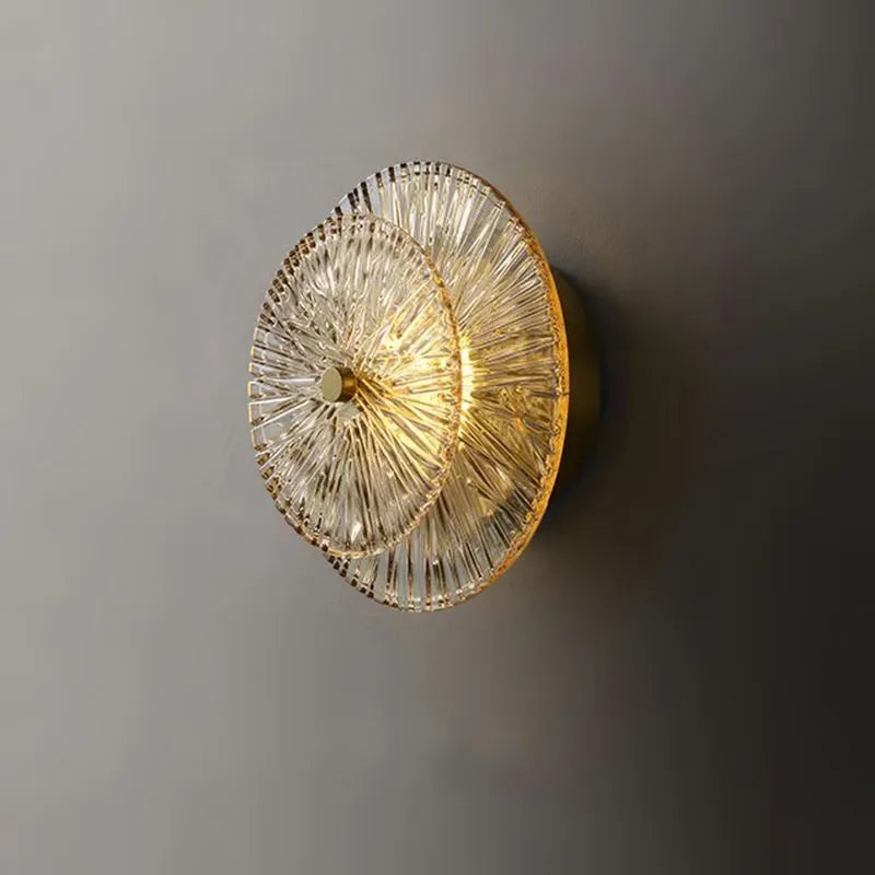 Glass Wall Sconce – Nordic Modern for Bedroom, Hallway, Living Room | Bellara Beam by Evenlyr