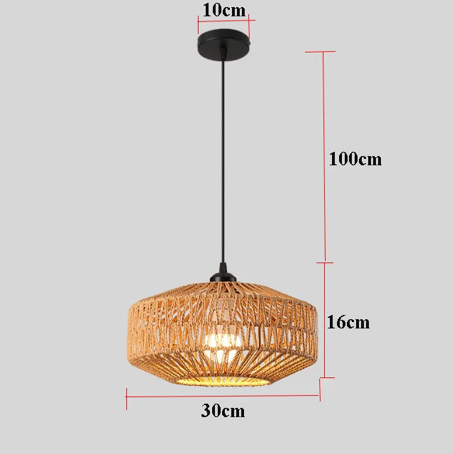 Rattan Chandelier – European Classic for Living Room, Bedroom, Dining Room | Sorella Orbit by Evenlyr