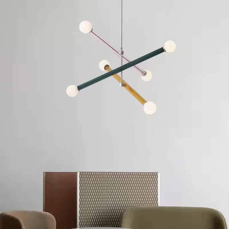 Tala Stone Glass Chandelier – Color-Changing – product detail 3