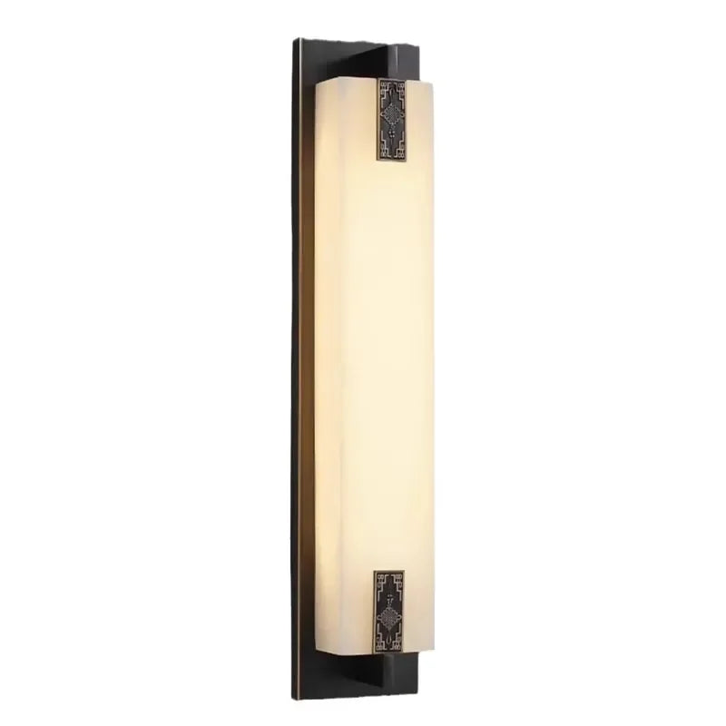 Doria Brass Outdoor Wall Light for Villa Exterior – detail view 2