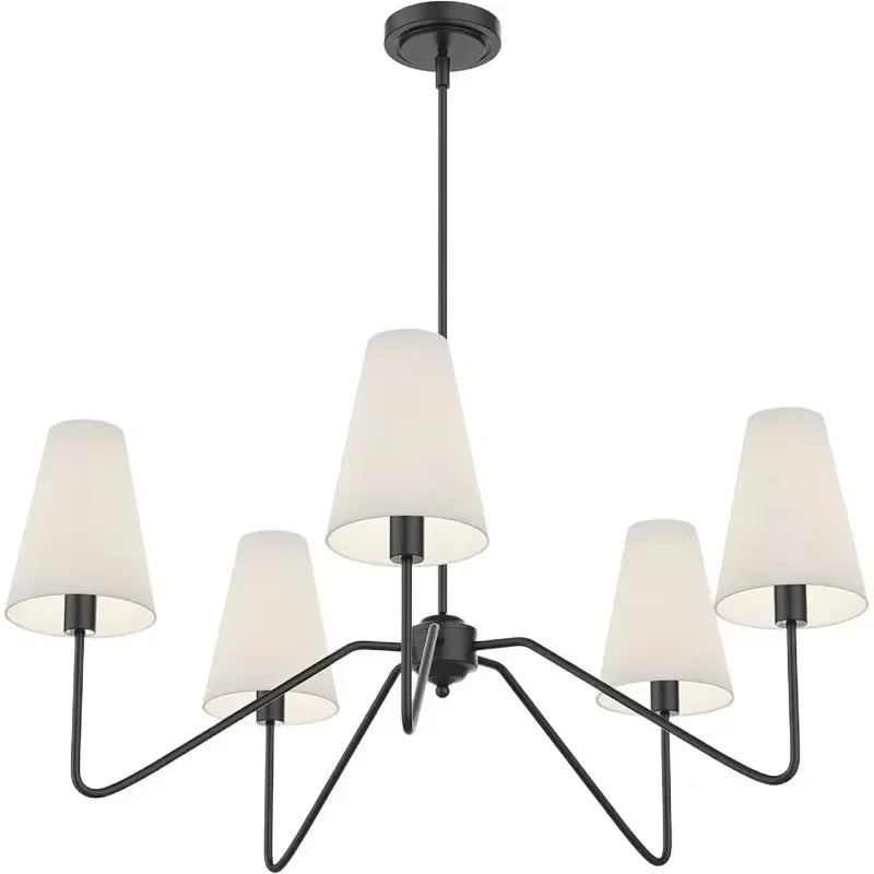 Riva Veil Fabric Chandelier – Minimalist – product detail 14