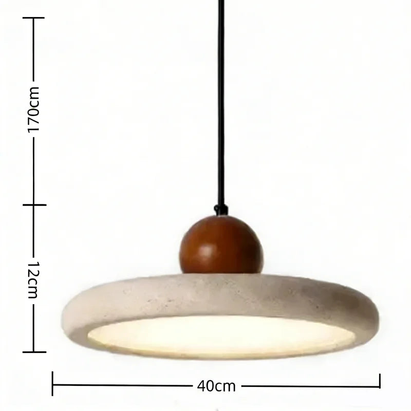 Amaris Veil Travertine Pendant Light – product view 11