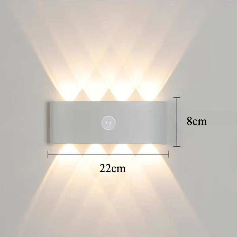 Orlena Up & Down Beam Motion Sensor Outdoor Wall Light for Exterior Wall – detail view 9