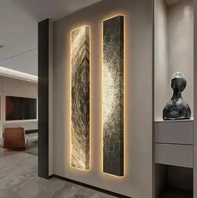 Kensley Aluminum Modern Wall Sconce for Living Room – Luxury – product view