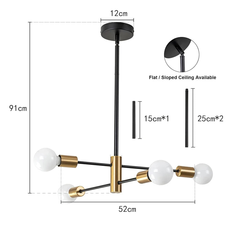 Leonie Arc Aluminum Pendant Light – product view 8