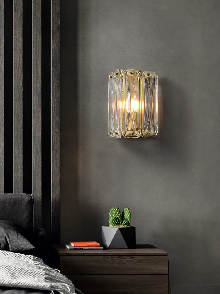 Brielle Halo Sculptural Brass Wall Sconce – product view 3