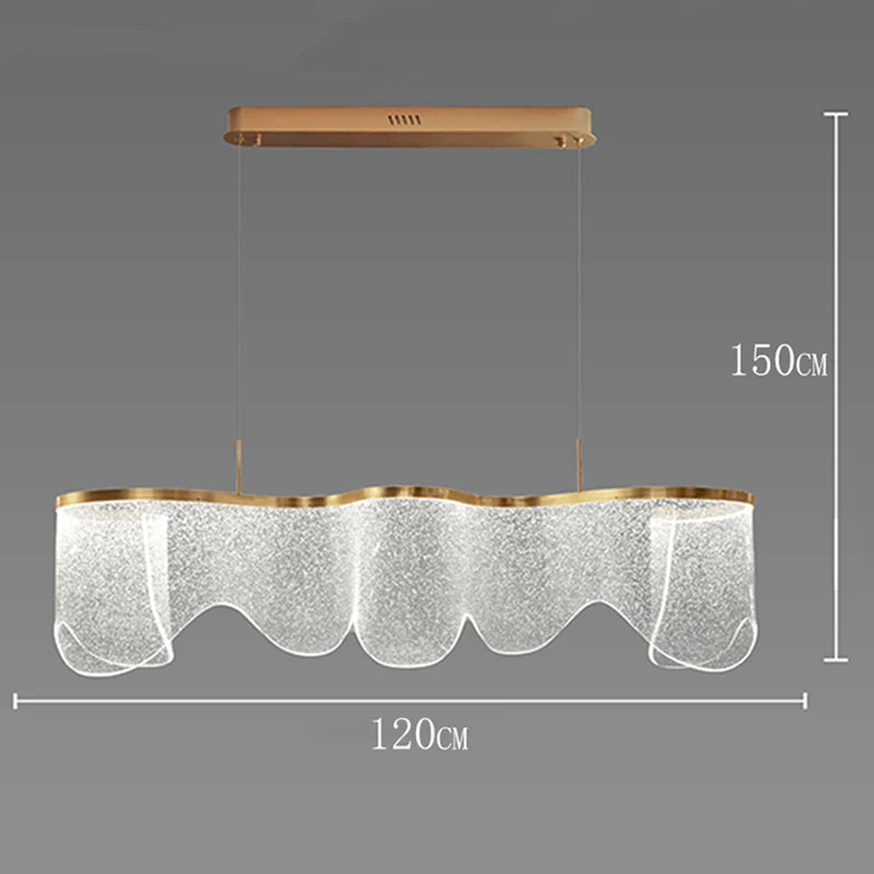 Aera Frame Acrylic Chandelier – Dimmable – product detail 8