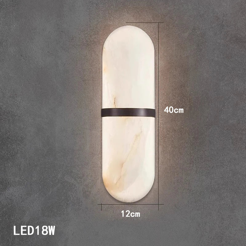 Modern Marble Wall Sconce – detail view 10