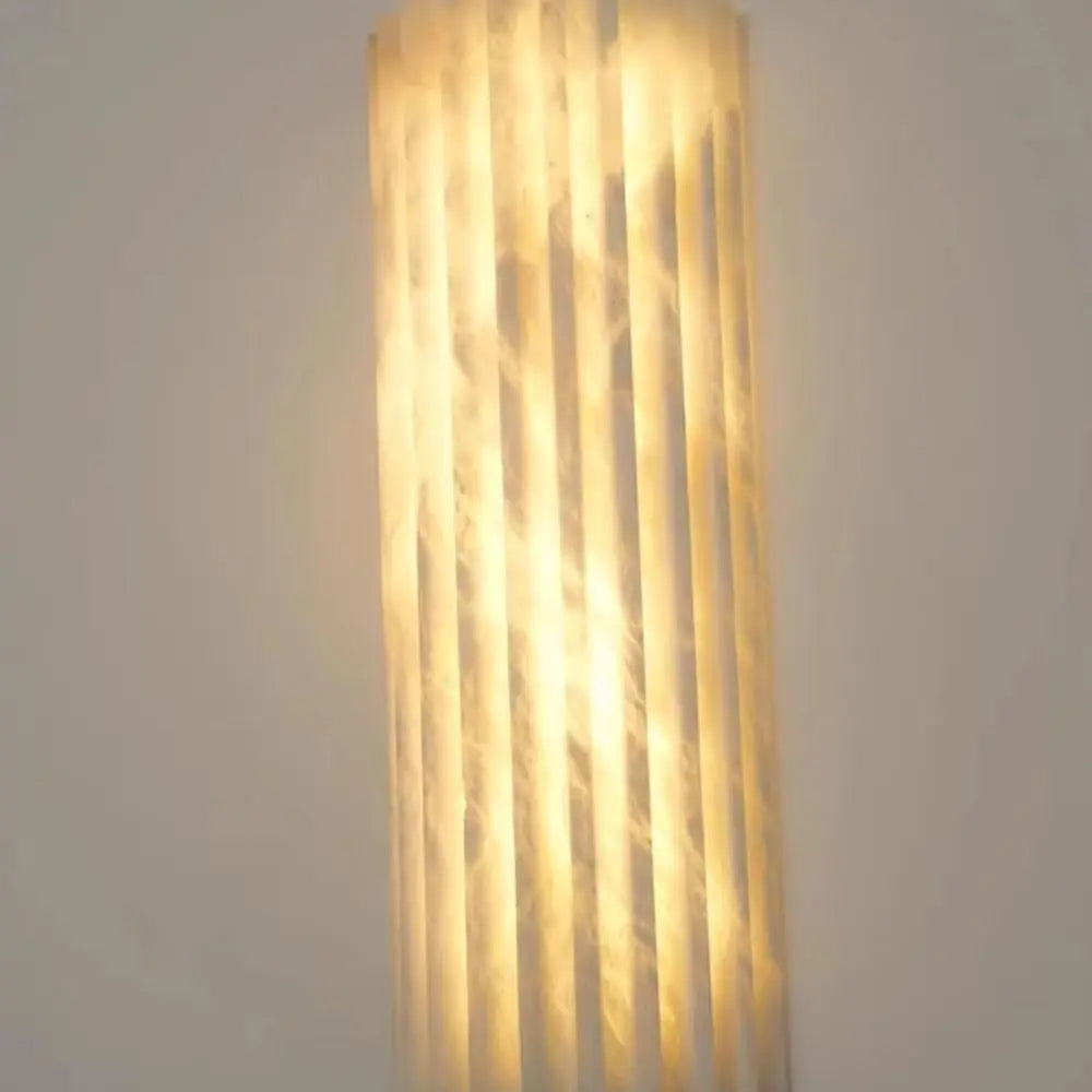 Vita Crescent Marble Wall Sconce – Minimalist – product detail 5