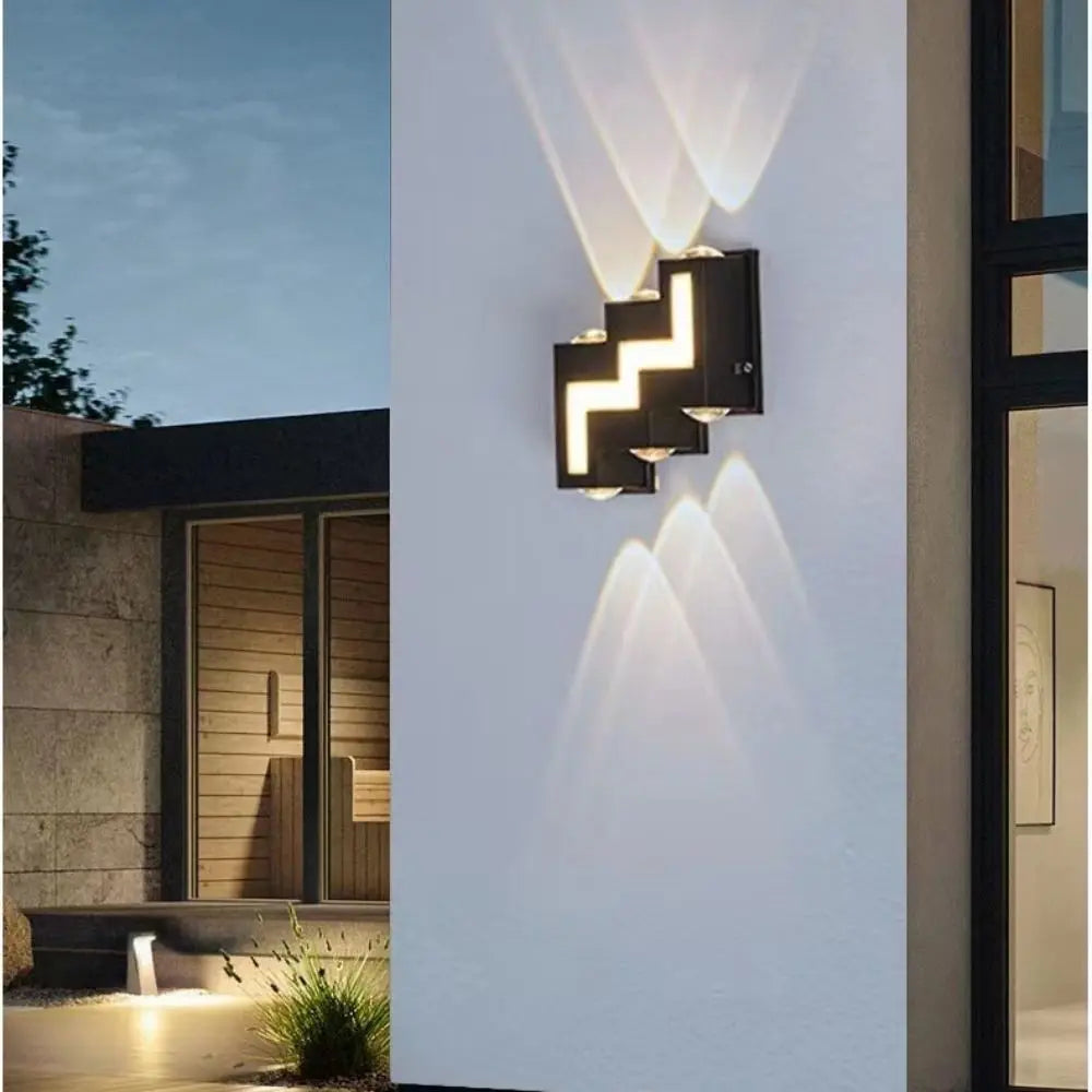 Elara Energy-Efficient Aluminum Outdoor Wall Light for Yard – IP65 – detail view 2
