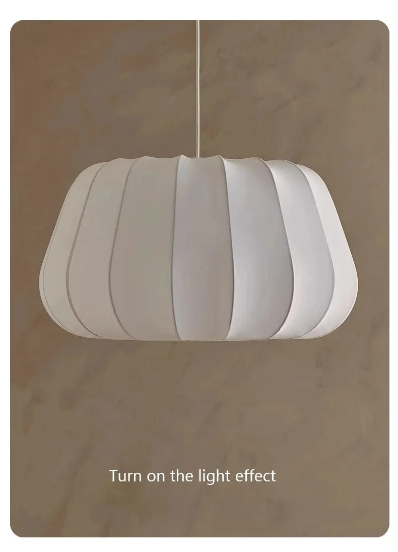 Fabric Chandelier – Wabi-Sabi Vintage for Bedroom & Bedside, Living Room, Dining Room & Kitchen | Elowen Halo by Evenlyr