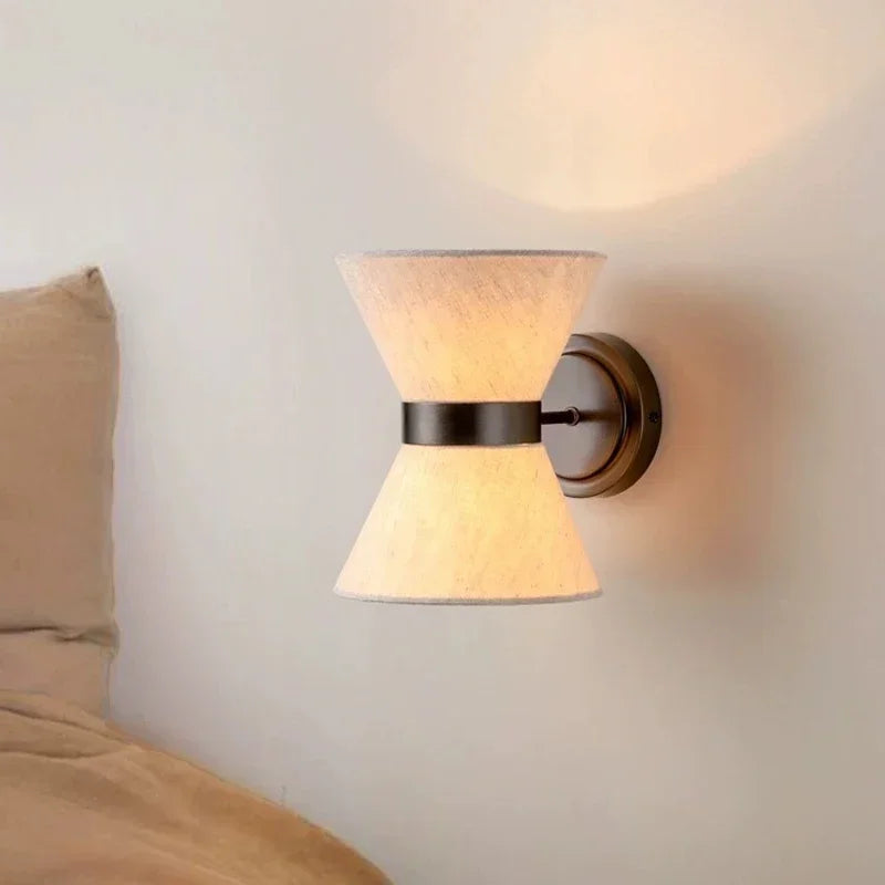 Ivara Halo Fabric Wall Sconce – product view 2