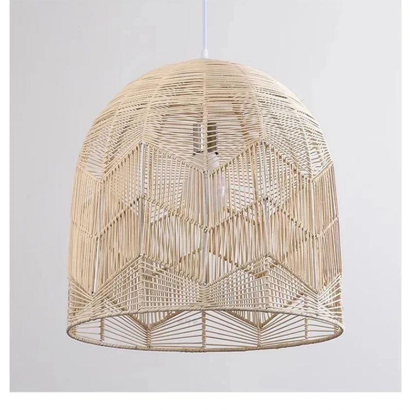 Orlena Modern Rattan Pendant Light for Bedroom