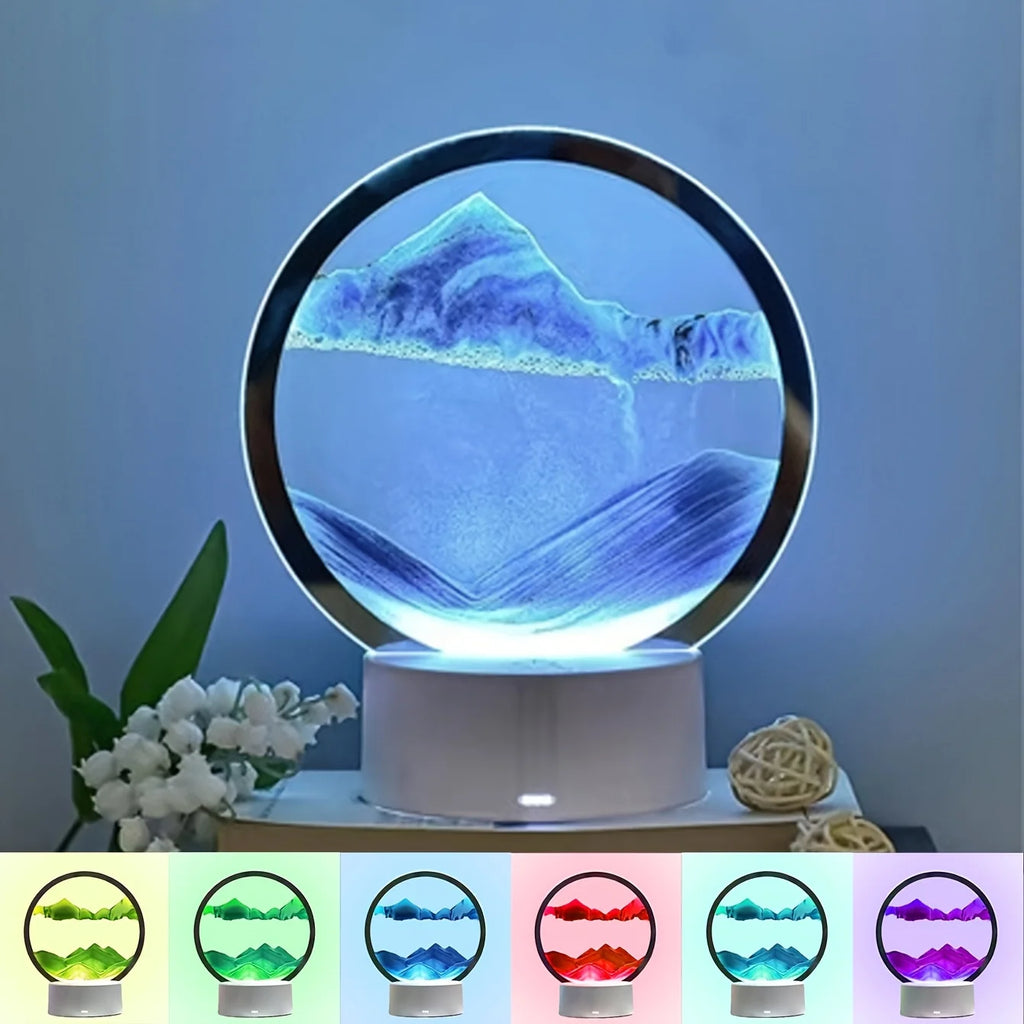Glass Table Lamp – Modern Minimalist Cordless Rechargeable for Bedside, Restaurant Table, Hotel Room | Halcyon Grove by Evenlyr