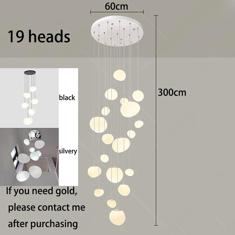 Linea Column Acrylic Chandelier – Remote Control – product detail 9