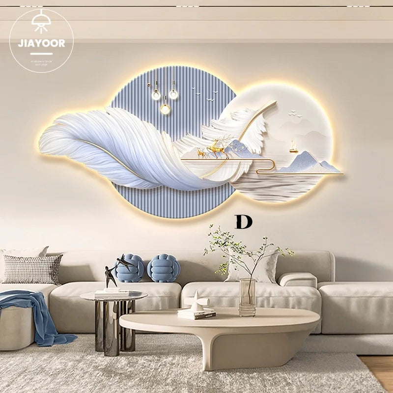 Crystal Picture Light – Modern Minimalist for Gallery Wall, Hallway, Living Room | Aviana Beam by Evenlyr