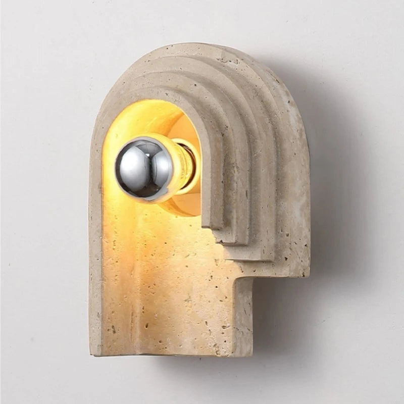 Cyrene Halo Metal Wall Sconce – Modern Metal Wall Sconces for Dining Room