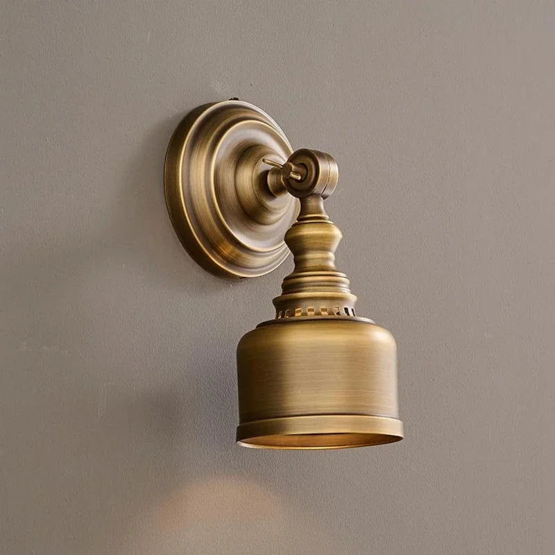 Brass Bedside Reading Wall Light For Bedroom – detail view 2