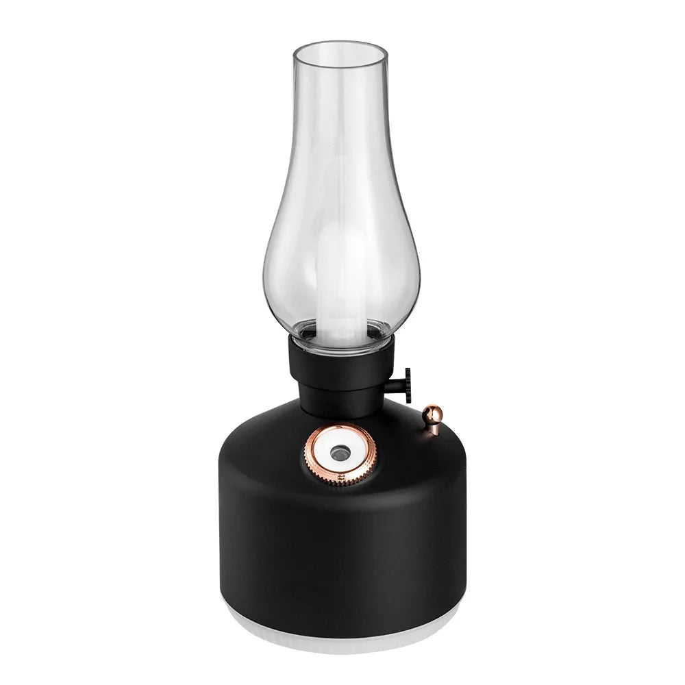 Designer Table Lamp – Vintage Modern Cordless Rechargeable for Bedside, Restaurant Table, Desk & Office | Seraphine Column by Evenlyr