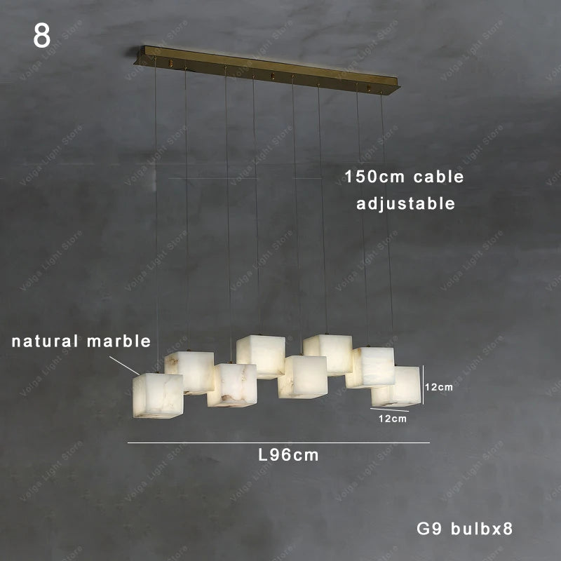 Wren Halo Alabaster Pendant Light – product view 11