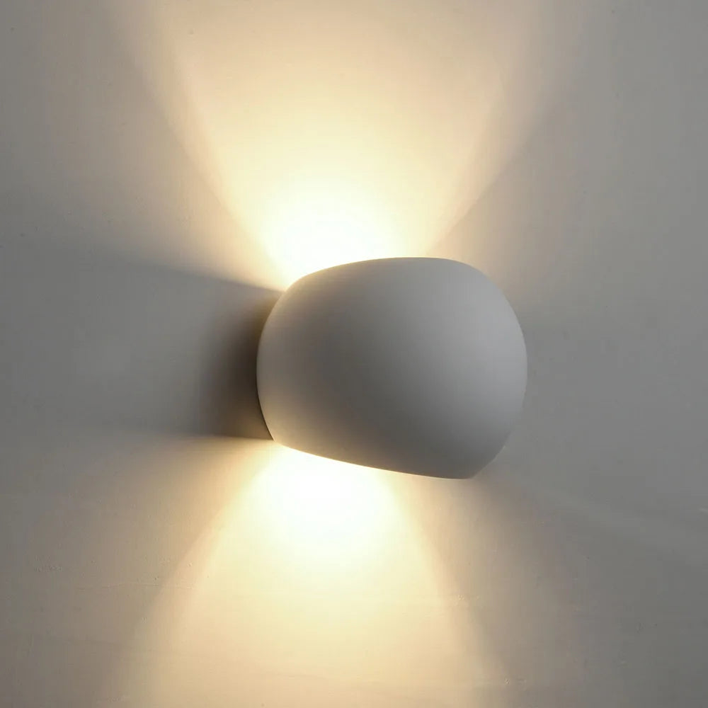 Plaster Wall Sconce – Modern Minimalist for Bedroom, Living Room, Bathroom | Elaris Beam by Evenlyr