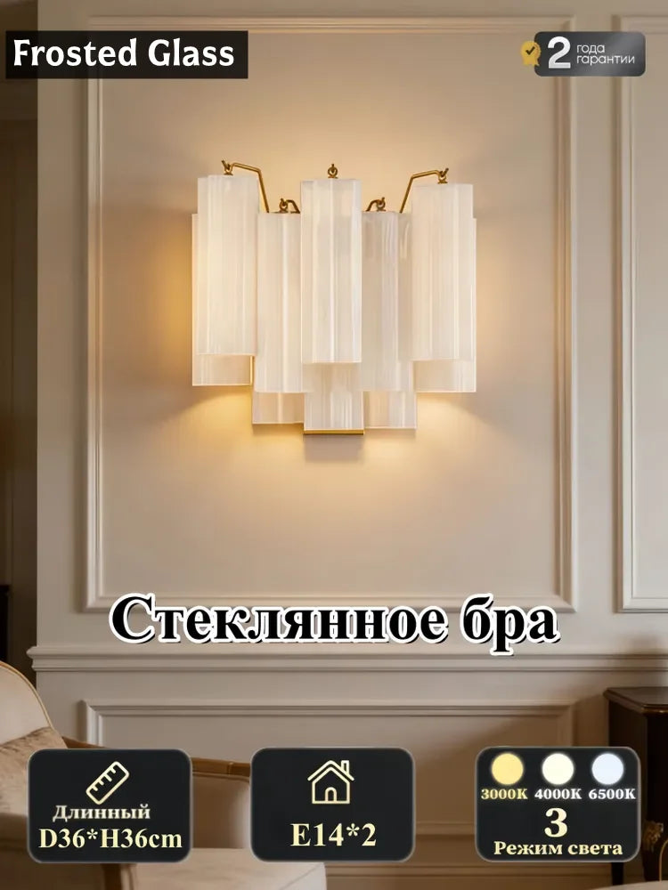 Elowen Veil Cone Glass Wall Sconce – product view 11