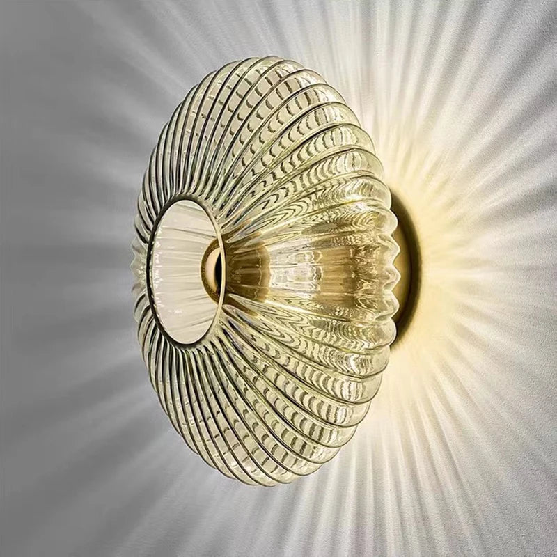 Glass Wall Sconce – Nordic Modern for Bedroom, Hallway, Living Room | Liora Line by Evenlyr