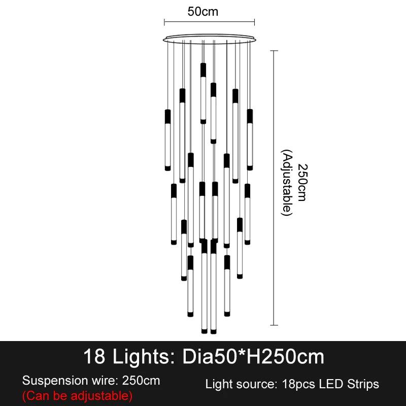Metal Chandelier – Modern LED for Living Room, Restaurant & Café | Noemi Dome by Evenlyr
