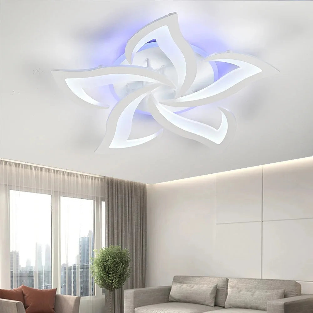 Siena Petal-Shaped LED Ceiling Chandelier for Bedroom