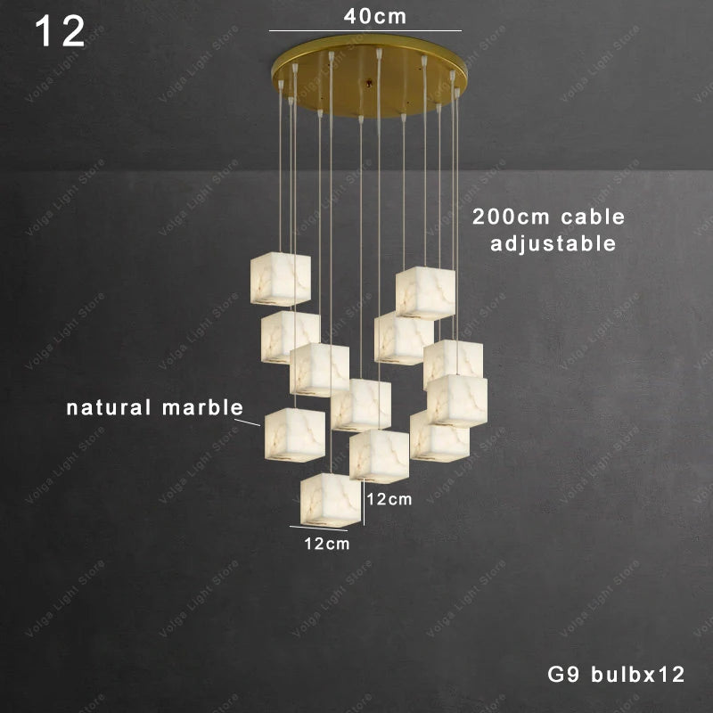 Wren Halo Alabaster Pendant Light